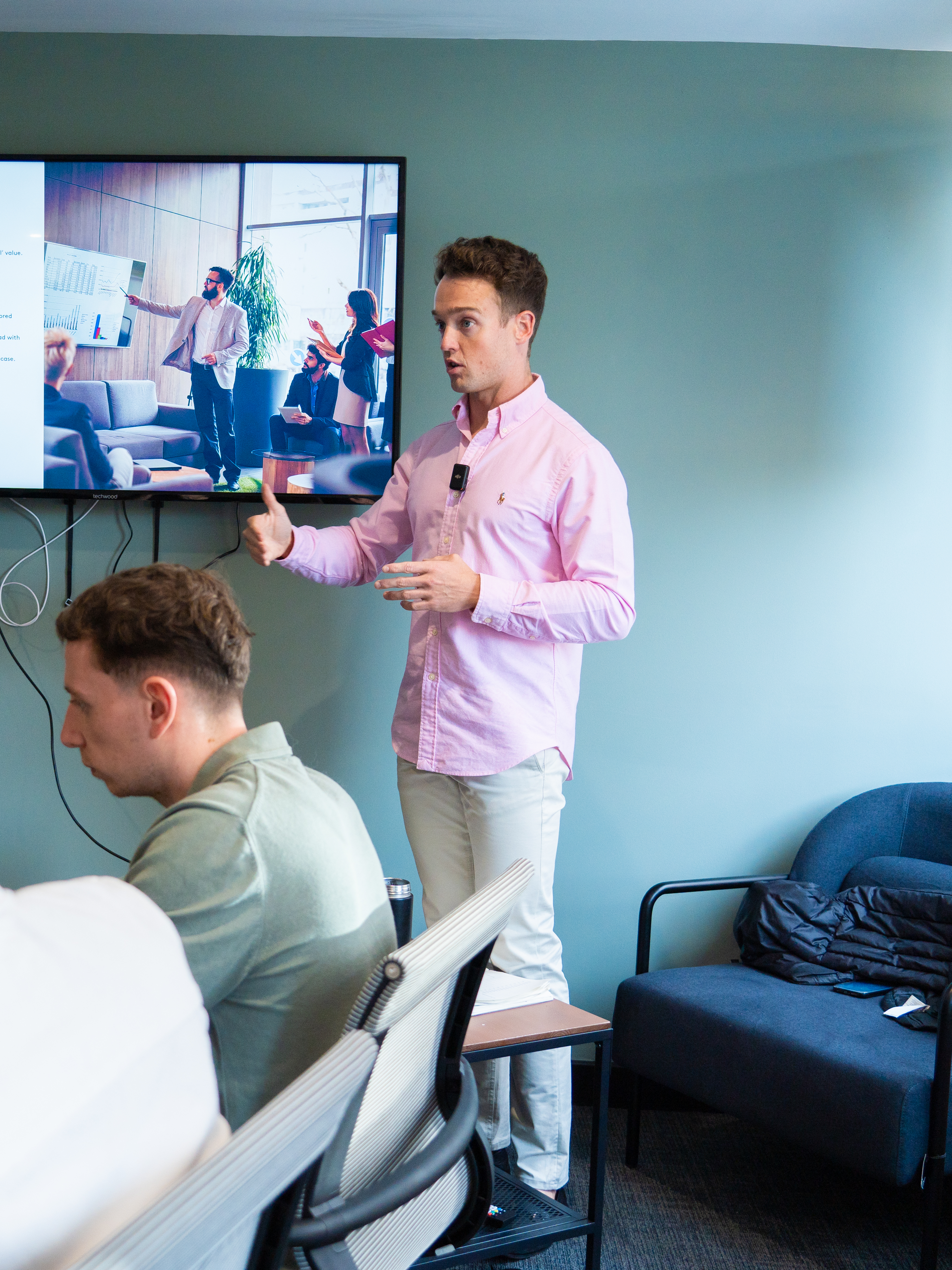 Colin Campbell delivering sales training at Prime Property Auctions